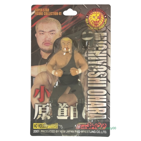 新日本プロレス　小原道由　フィギュア　ストロングマシン マスク付 