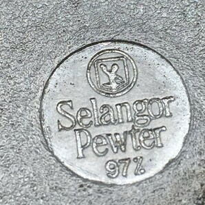 □M13 ★SelangorPewter セランゴールピューター 錫製 調味料入れ おまとめセット 塩 コショウ マスタード入れ 北欧雑貨 キッチンの画像5