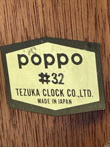 □M84 手塚時計 Cuckoo Clock poppo 木製 鳩時計 カッコウ時計 壁掛け時計 振り子時計 #32 P-76 レトロ ヴィンテージ_画像10