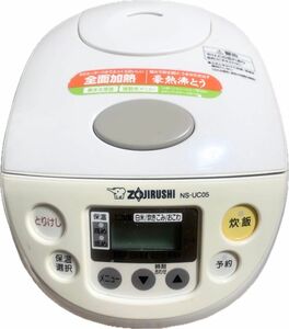 ZOJIRUSHI 象印 炊飯器 3合炊き NS-UC05