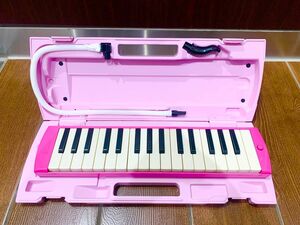 ヤマハ　鍵盤ハーモニカ　ピアニカ　ピンク