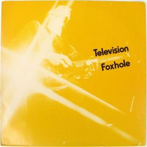 米 オルターナテイブ、ニューウエイブ　テレヴィジョン　12“　Foxhole レッドビニル　1978年