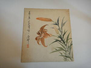 Art hand Auction und X-52 Aquarellblume aus farbigem Papier, Malerei, Aquarell, Natur, Landschaftsmalerei