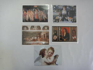 Art hand Auction Cartes postales R-12 de peintures du monde dont Da Vinci 19 pièces, Documents imprimés, Carte postale, Carte postale, autres