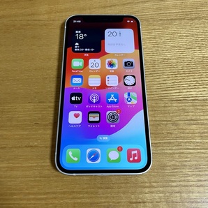 ★美品 iPhone12mini 64GB バッテリー87％ SIMフリー ホワイト 判定◯の画像1