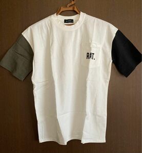 RAT EFFORT ラットエフェクト Tシャツ 半袖 ボーイズ 男の子 白 ホワイト 160cm