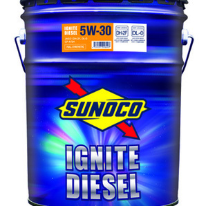 送料無料！ SUNOCO IGNITE DIESEL スノコ イグナイトディーゼル DH-2F/DL-0 5W-30 全合成 Full Synthetic  20L缶 ディーゼルの画像1