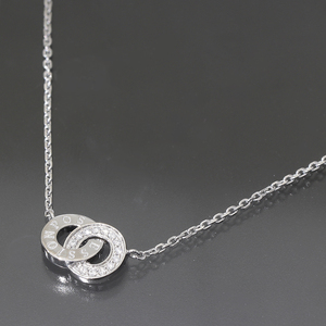  Piaget Piagetposeshon diamond necklace 750 K18WG Logo round Circle E0898