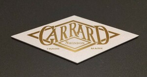 GARRARD　 菱形金文字　ロゴプレート　ガラード　301 401　新品未使用品