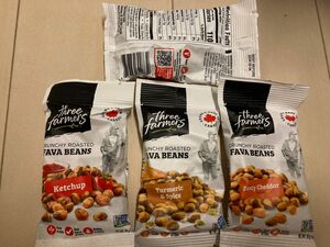 カナダのお菓子 FAVA BEANS SNACKS 豆菓子 そら豆 おつまみ 4袋