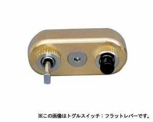 POSH ハーレー 1インチ用　ミニスイッチ　トグルスイッチ：キャップ付　真鍮　スタンダード(P880212)