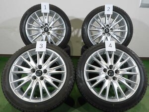 4本 レクサス GS 純正 18インチ 8J +45 114.3 スタッドレス ブリヂストン ブリザック VRX3 2021年 225/45R18 トヨタ クラウン 220 210 200