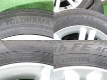 4本 ダイハツ 純正 15インチ ホイール 4.5J +45 4H 100 ラジアル ヨコハマ ブルーアース FE AE30 165/65R15 タフト LA900S LA910S DAIHATSU_画像7