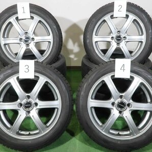 4本 バルミナ 16インチ 6J +42 4H PCD100 スタッドレス ヨコハマ アイスガード IG70 2021年 175/60R16 アクア X-URBAN イグニス クロスビーの画像1