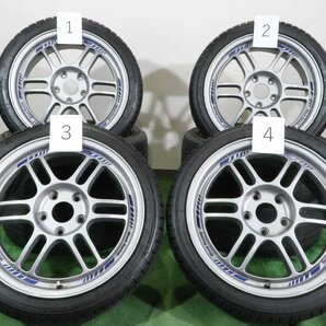 4本 ブラックレーシング 17インチ 7J +50 5H 114.3 スタッドレス ナンカン NK SNOW SV-2 2021年 215/40R17 スズキ スイフト スポーツ ZC33Sの画像1