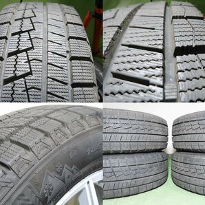 4本 社外 15インチ 5.5J +43 4H PCD100 スタッドレス ネクセン WINGUARD ice2 2023年 185/65R15 アクア ノート マツダ2 フィットクロスターの画像10