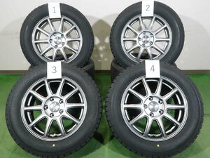 4本 社外 16インチ 6.5J +53 114.3 スタッドレス 未使用 グッドイヤー アイスナビ7 2023年 215/60R16 オデッセイ RC系 MC前 ヴェゼル RV RU