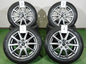 4本 社外 16インチ 6.5J +48 5H PCD114.3 スタッドレス ブリヂストン ブリザック VRX3 2022年 185/55R16 スズキ スイフトスポーツ スイスポ