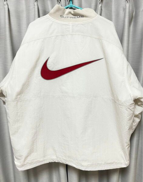 Supreme x Nike Ripstop Pullover "White"