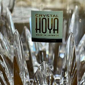 r205 HOYA CRISTALL グラスセット (ロックグラス 3点 タンブラー 2点) キラキラ輝く切り子グラス 重厚感と透明度の高い素敵なグラスの画像10