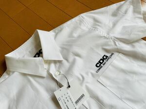 新品未使用 タグ付き CDG COMME des GARCONS シー ディー ジー コム デ ギャルソン ロゴ 半袖 Tシャツ SZ-B016 サイズ M