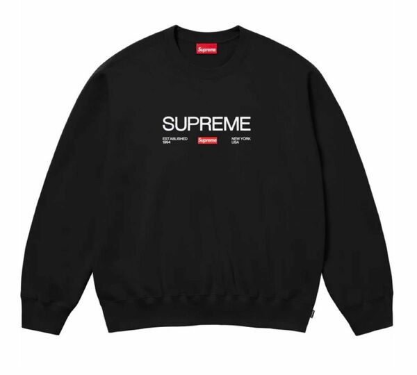 supreme week10 Supreme Established Crewneck シュプリーム スウェット サイズL