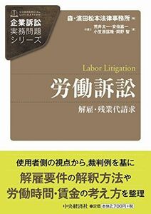 [A12283054]労働訴訟 (【企業訴訟実務問題シリーズ】)