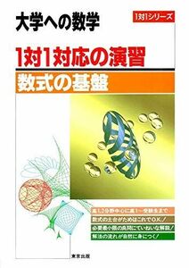 [A11399100]1対1対応の演習/数式の基盤―大学への数学 (1対1シリーズ) 哲也， 栗田