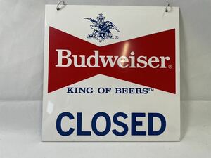 【Budweiser 】バドワイザー CROWS 看板 店舗プレート吊り下げタイプ プラスチック製 