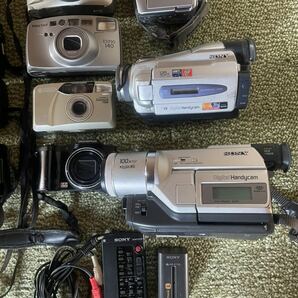 【ジャンク品】 各種メーカー ZOOM8 PENTAX OLYMPUS SONY DCR-TRV225カメラ レンズ他のまとめて25点の画像7