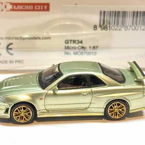 1/87 日産 スカイライン GT-R R34 Nismo BNR34 ミレニアムジェイドの画像3