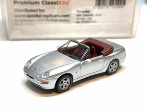 PCX 1/87 Porsche 968 cabriolet ポルシェ カブリオレ シルバー