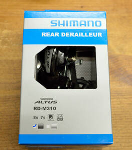 SHIMANO　RD-M310　7/8スピード　ブラック　リアディレーラー/シマノ/ALTUS/アルタス/7S/8S/