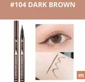 【xixi】ウォータープ　ルーフリキッドアイライナー　アイライナー #104DARKBROWN 