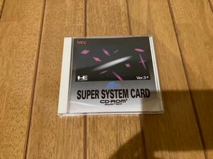美品PC engine SUPER system card
