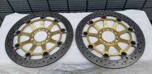 DUCATI 748R 2001 year original front disk rotor disk offset 15mm actual work car taking out conform :2001~2002 year 748R,2002 year -998R