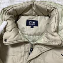 A-2◇FILA | フィラ　スポーツ　ジャケット　中綿　ホワイトベージュ　サイズL_画像3