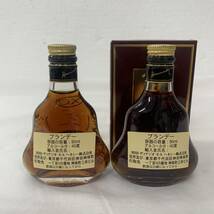 【COGNAC ミニチュアボトル2本】Hennessy ヘネシーXO 金キャップ　50ml 2本セット_画像2