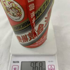 注目！【古酒 中国酒 1995年物】貴州茅台酒 マオタイ酒 天女ラベル 500ml 53% 968gの画像7