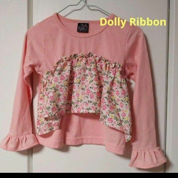 Dolly Ribbon１１０サイズ・花柄ふりふり可愛いトップス・新品未使用