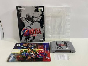 任天堂　N64　ニンテンドー64　箱説明書付き 接点洗浄済 ゼルダの伝説 時のオカリナ SAKA18