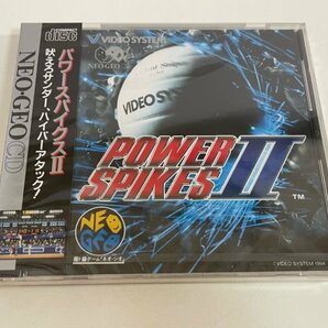 新品未使用 シュリンク未開封 ネオジオCD NEOGEO SNK パワースパイクスⅡ 2の画像1