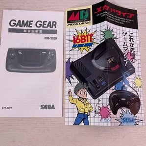 SEGA セガ GG ゲームギア 本体 箱説明書付き 一瞬通電しますの画像6