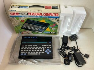 CASIO　カシオ　MSX　本体　MX-10　箱、コントローラ2個付き　動作確認済　プレイ可能