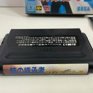 SEGA セガ MD メガドライブ 箱説有り  接点洗浄済 時の継承者 ファンタシースター 3 SAKA3の画像3