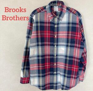 Brooks Brothrs ブルックスブラザース チェック ボタンダウンシャツ