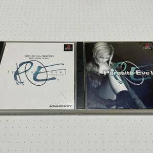 ☆PS1 名作 人気作 Parasite Eve パラサイト イヴ Ⅰ Ⅱ 1 2 セット 説明書欠品 SQUARE アドベンチャー ☆動作確認済 盤面・除菌清掃済 S4の画像1