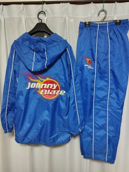 奇跡の新品 90s Johnny Blaze ナイロン セットアップ