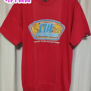 90s T シャツ 　アルファヌメリック　レッド デッドストック品