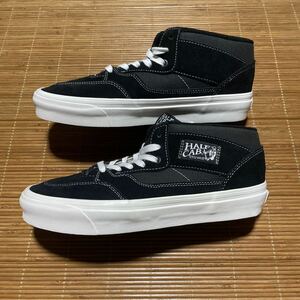 ほぼ未使用 VANS anaheim factory ヴァンズ アナハイム ファクトリー HALF CAB ハーフキャブ ブラック us9 27cm 廃盤